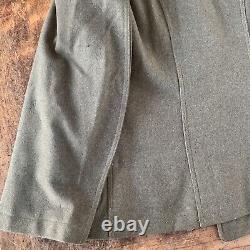 Wwi Us Army M1917 Od Wool Field Dress Jacket Coat Tunic Size 38-s & Overseas Cap