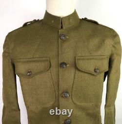 Wwi Us Army M1917 Wool Combat Field Tunic- Size Medium 40r