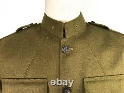 Wwi Us Army M1917 Wool Combat Field Tunic- Size Medium 40r