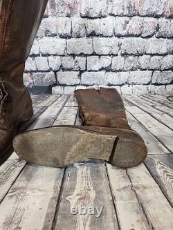 Wwi Us Army Officers Leather Riding Boots Size 10