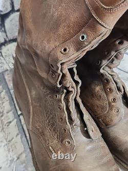 Wwi Us Army Officers Leather Riding Boots Size 10