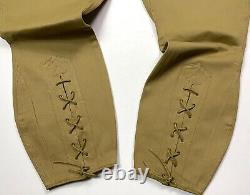 Wwi Us M1912 Cotton Combat Field Breeches Trousers- Size Medium 34 Waist