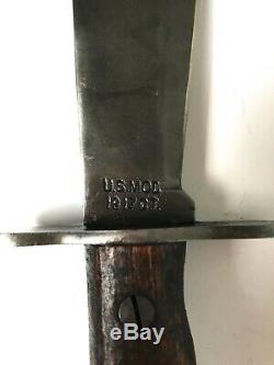 Wwi Us M1917 Bolo Knife & Carry Scabbard