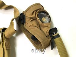 Wwi Us M1917 British & Us Army Sbr Gas Mask & Carry Bag