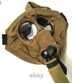 Wwi Us M1917 British & Us Army Sbr Gas Mask & Carry Bag