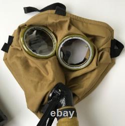 Wwi Us M1917 Us Army Sbr Gas Mask & Carry Bag