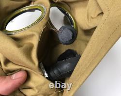 Wwi Us M1917 Us Army Sbr Gas Mask & Carry Bag