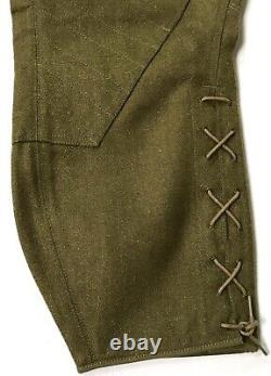 Wwi Us M1917 Wool Combat Field Breeches Trousers- Size 2xlarge 40 Waist
