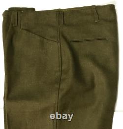 Wwi Us M1918 Wool Combat Field Straight Leg Trousers- Size Xlarge 38 Waist