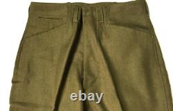 Wwi Us M1918 Wool Combat Field Straight Leg Trousers- Size Xlarge 38 Waist