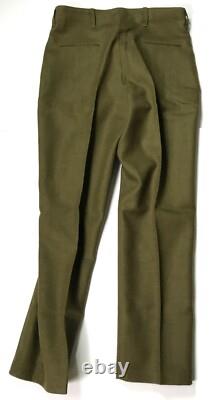 Wwi Us M1918 Wool Combat Field Straight Leg Trousers- Size Xlarge 38 Waist