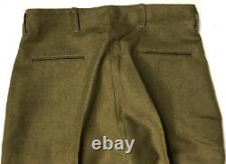 Wwi Us M1918 Wool Combat Field Straight Leg Trousers- Size Xlarge 38 Waist