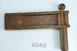Wwi Us Military Wooden Gas Attack Alarm Trench Rattle Rare & Original