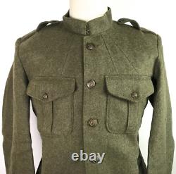 Wwi Us Usmc Marine P1917 Wool Combat Field Tunic- Size Large 44r