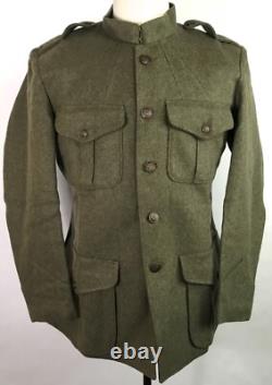 Wwi Us Usmc Marine P1917 Wool Combat Field Tunic- Size Medium 40r