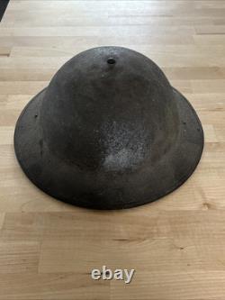 Wwi Usmc Brodie Helmet M1917a1
