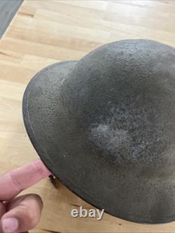 Wwi Usmc Brodie Helmet M1917a1