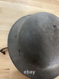 Wwi Usmc Brodie Helmet M1917a1