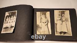 Wwi V. A. D. Voluntary Aid Detachment Canada Photo Album Nurses + Letter