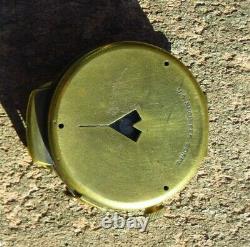 Wwi Vintage Us Engineer Corps Brass Compass Cruchon & Emons Ca 1918