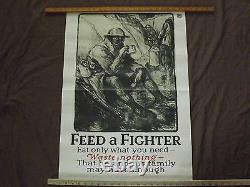 Wwi World War 1 Feed A Fighter Doughboy Us Food Administration Poster