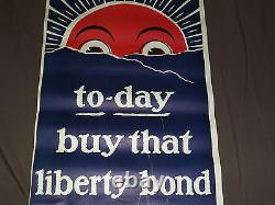 Wwi World War 1 To-day Buy That Liberty Bond Poster