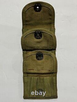 Wwi Ww1 Us Model M1917 Revolver Half Moon Clip Ammo Pouch 1918