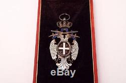 YUGOSLAVIA SERBIA ORDER OF WHITE EAGLE MEDAL BADGE IMPERIAL ROYAL RUSSIA WWI WW1