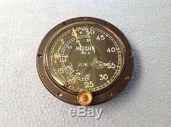 Zenith Altimeter 1918 WW I 1 World War One